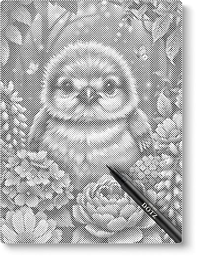 Kuiken met bloemen | Dot painting | 30x40cm | Dot painting | Oh My Dotz | Dots stippen | Diamond painting & Schilderen op nummer alternatief | Happy hobby