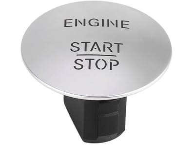 Solidchoice - Dailygoody - Startknop - Keyless Go - Start Stop - Mercedes - Motor - Zilver - Ontsteking - Geschikt voor Auto - Kleur of Model