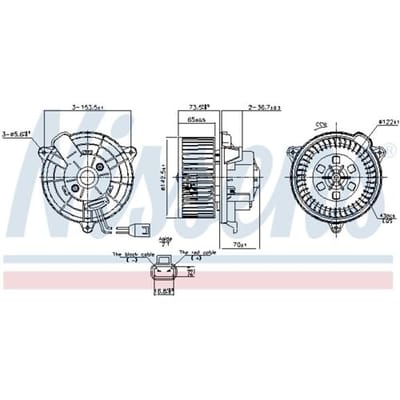 Binnenventilator NISSENS 87649