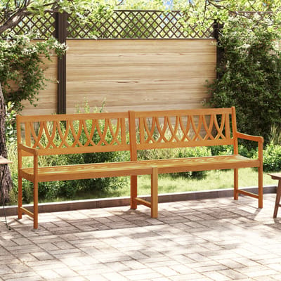 vidaXL - Tuinbank - 2 - -zits - 220 - x - 56 - x - 90 - cm - Massief - Acacia - Hout - Naturel
