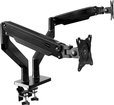 SCH® Monitor Arm 2 Schermen - Monitor Arm - Zwart - ‎43cm x 28cm x 12cm