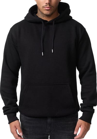 Smith & Solo Hoodie Heren - Sweatshirt Heren Met Capuchon - Katoen - Zwart S
