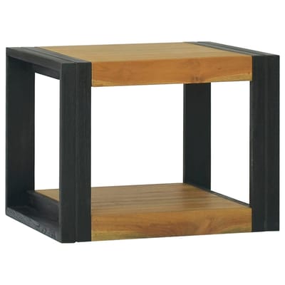 vidaXL - Badkamerwandkast - 45x45x35 - cm - massief - teakhout