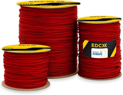 Metselaarskoord Nylon - Constructie Touw - Bouwen Tuinieren DIY - Scheurvast Weerbestendig - 50 Meter 17mm - Rood
