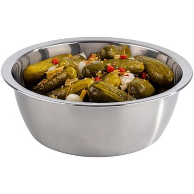 GGM Gastro (6 Stück) Schale - Edelstahl - 3 Liter - Ø 260mm - passend für 85250