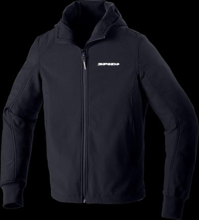 SPIDI ARMOR EVO BLACK MOTORCYCLE HOODIE M - Maat - Jas