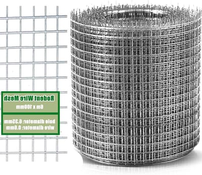 6m x 100mm Rattenwerende Draadgaas van 304 RVS, Ideaal voor het Blokkeren van Muizen, Eekhoorns en Vogels - Draadmesh voor het Dichten van Openingen Rondom het Huis