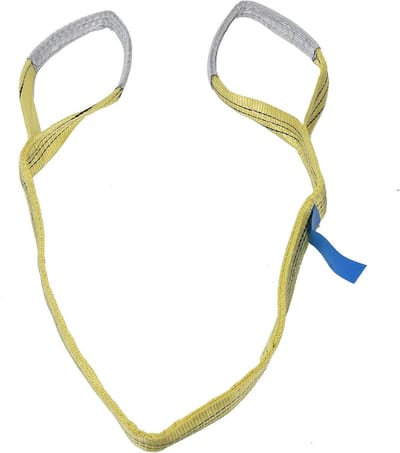 Hefband Sterk - Tilband PES - Zwaar Werk - Hoge Draagkracht - 4 Meter - Geel