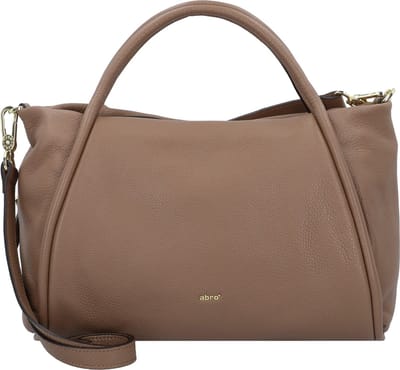 abro Leren Schoudertas Leather Dalia Shopper Willow Camel Lichtbruin