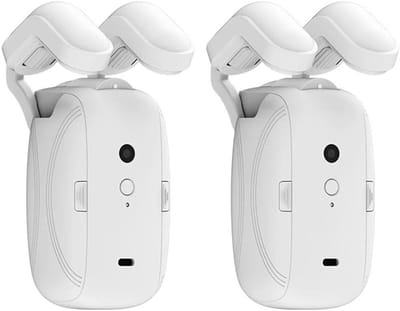 Slimme Gordijnrobot - Gordijnopener Motor - Automatisch Gordijnen - Bluetooth Bediening - 28 x 19 x 9 cm - Wit