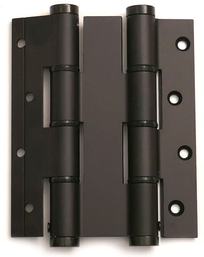 DX Deurveerscharnier Dubbel - 120/30mm - Zwart - Per stuk