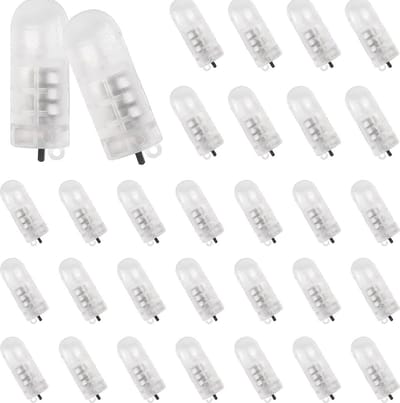 LISM-Set van 30 LED-ballonlampjes, mini-LED-lampjes, feestverlichting, warmwitte ballonverlichting, papieren lantaarns, voor bruiloften, feesten, verjaardagen en oudejaarsfeesten