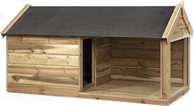 Wood Selections Hondenhok Storm - Hondenhokken en kennels - kennel - Dierenverblijf - hondenhuis- Hondenverblijf voor buiten