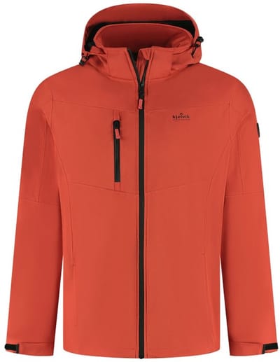 Jas Viktor oranje softshell zomer heren - Kjelvik - maat M