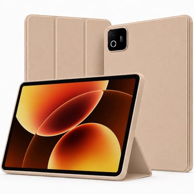TechNow Hoesje geschikt voor Xiaomi Pad 8 / Xiaomi Pad 8 Pro Hoesje – Extreme Shock Case – Smart Case - Goud