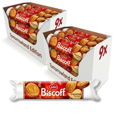 Lotus Biscoff The Original Speculoos Espresso Flavour - Sandwichkoekjes - Multipack - 18(2x9) Stuks