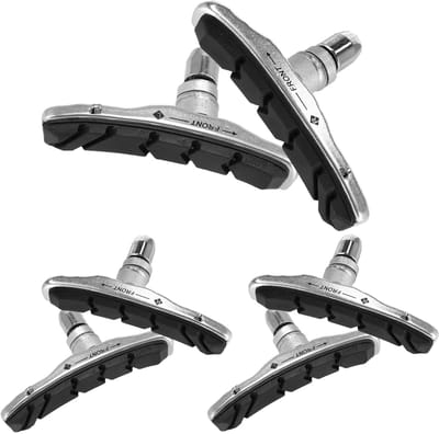 Remblokken Fiets – V-Brake Remblokken 72mm – 6 Stuks (3 Paar) – Geschikt voor Shimano – Cartridge Remrubbers Set