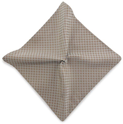 Sir Redman - Pochets - pochet Modern Gentleman hazel - hazelnootbruin / beige / lichtblauw