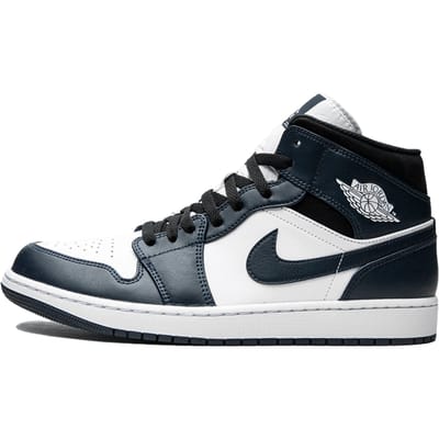 Nike Air Jordan 1 Mid Armory Navy White Black - Sneakers - Unisex - 411