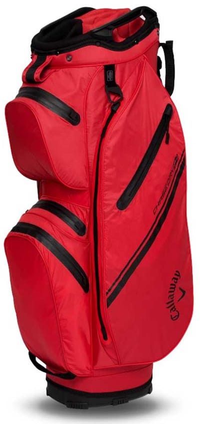 Callaway Chase Dry 14 Waterdichte Golftas - Carbag - Rood