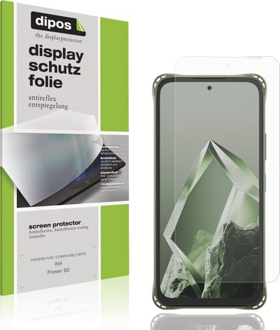 dipos – 4x Matte Beschermfolie geschikt voor Itel Power 80 | Krasbestendige & antireflecterende Screenprotector Ultra-Thin