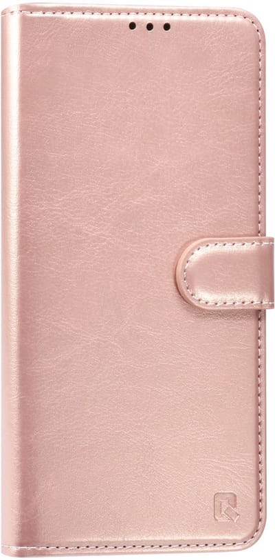 TUNIQ telefoonhoesje voor Samsung Galaxy A36 - Boekmodel voor 3 pasjes - Magneetsluiting - Roségoud