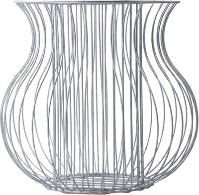 KADAX Schanskorf, schanskorven bloempot, weerbestendige plantenmand van verzinkt staal, ronde plantenbak voor tuin, terras, stenen, bloemen, steenkorf, verhoogd bloembed, plantenbak (Ø 47 cm, h: 38 cm)
