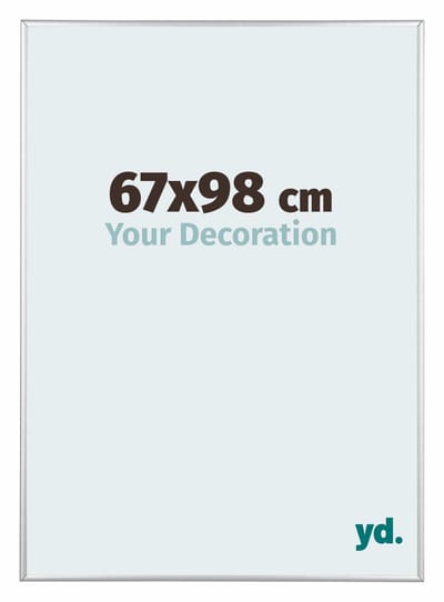 Your Decoration - Puzzellijst 67x98 cm - Zilver Hoogglans - Puzzellijst 1500-2000 stukjes - Aluminium Fotolijst - Kent