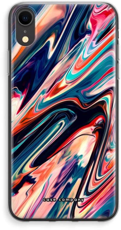 Case Company® - Hoesje geschikt voor iPhone XR hoesje - Quantum Being - Soft Cover Telefoonhoesje - Bescherming aan alle Kanten en Schermrand