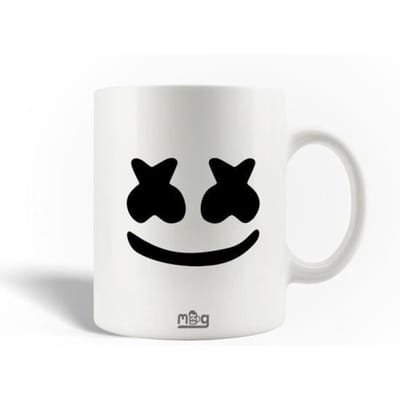 Mug en Céramique Marshmello DJ Logo Noir