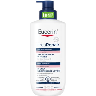 Eucerin UreaRepair 5% Urea Hydraterende Lotion Droge En Ruwe Huid Met Pomp Geparfumeerd 400ml