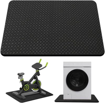Dubbelzijdige antislip siliconen mat voor wasmachines, vriezers en drogers - 60 x 60 cm, trillingsdemping en stabiliteit
