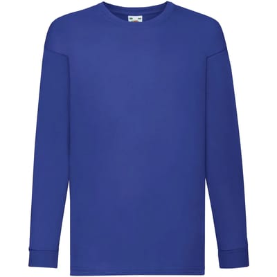 T-shirt met lange mouwen kind Fruit of the Loom