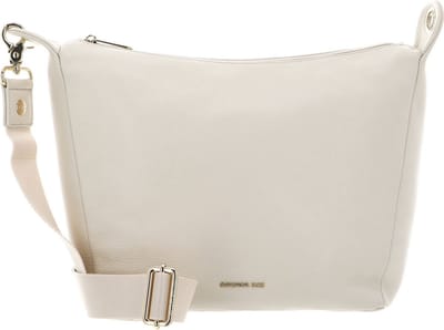 MANDARINA DUCK Leren Schoudertas Mellow Leather Shopper Almond Crème