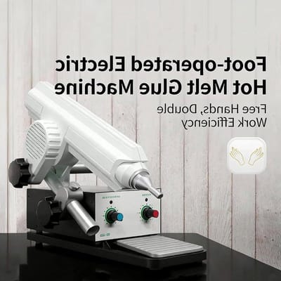 Smeltlijm Dispenser - Lijmpistool met Pedaal - Industrieel Lijmen - Handsfree Bediening - 2.6mm Nozzle - Niet gespecificeerd