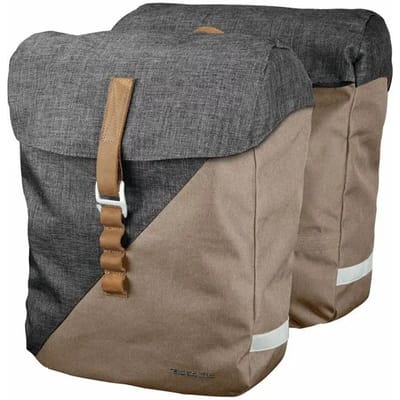 Racktime Heda - Dubbele Fietstas - Desertsand?dust grey