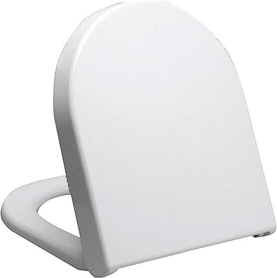 Toiletbril - WC-bril - Badkamer Vernieuwen - Softclose Mechanisme - D-vorm - Wit