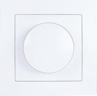 Benson Inbouwdimmer - LED - 5-100W - Wit - Met Afdekraam - 81x81x55 mm