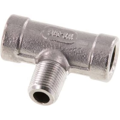 T-Koppelstuk R1/8'' Buitendraad X RP1/8'' Binnendraad 16bar [2 Stuks]