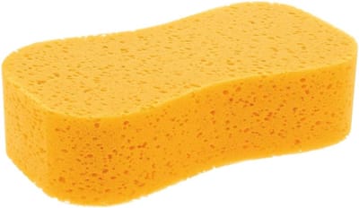Auto Schoonmaak Spons - Carrosserie Spons - Voertuig Onderhoud - Zeer Absorberend Schuim - 30 x 13 cm - Goudkleurig