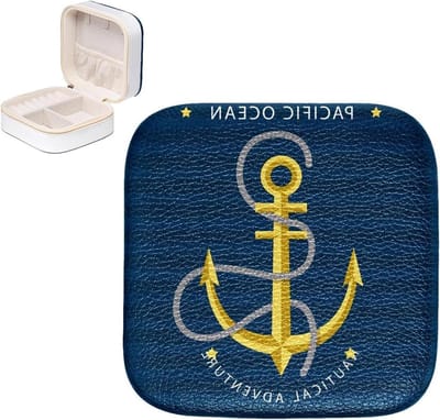 Sieraden Doos - Reis Etui - Sieraden Opbergen - Duurzaam PU Leer - 10.5 cm - Veelkleurig