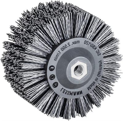 Schuurschijf - Afwerkingsschijf Poetswiel - Hout Bewerken - Schurende Nylon Afwerking - 140mm - Meerkleurig