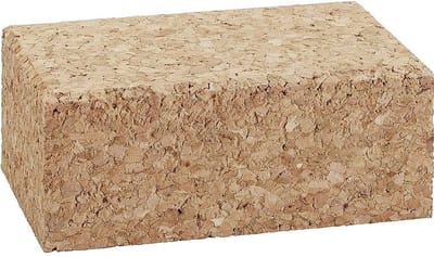 Schuurblok, kurk, 60 x 100 mm