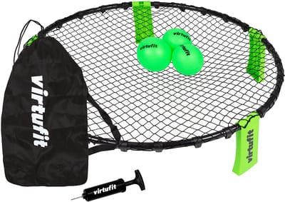 VirtuFit Roundnet RN90 Pro - Geschikt voor Roundball - Met 3 ballen en opbergtas