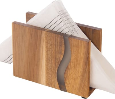 Servethouder Houten RIVER 12x8,5 cm - Servettenhouder - Houder voor Servetten