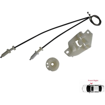 BWR5244 Kit de réparation lève-vitre électrique Régulateur de vitre Porte avant droite pour Hyundai Starex H-1 MK1 A1 1997-2007 824024A000