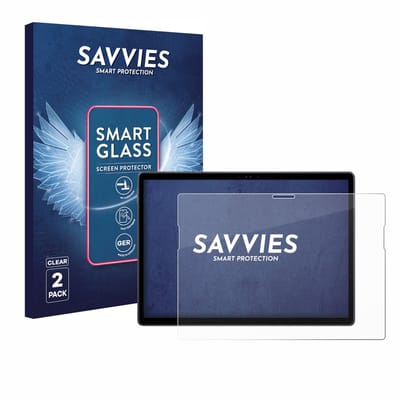 2 Stuks Savvies Screenprotector - geschikt voor Dell Latitude 7350 Detachable - beschermfolie glas transparant
