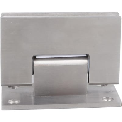 Charnières de Porte Douche Double Ouverture Acier Inoxydable Charnières de Porte 90 Degrés pour Meuble de Salle de Bain Vitrine