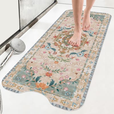 Badmat Antislip - Douchemat Anti-schimmel - Veilig Douchen - Honderden Zuignappen - 100 x 40 cm - Bruin