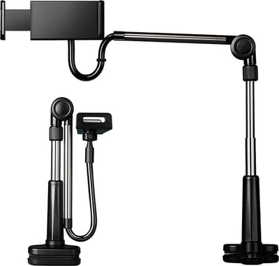 YONO Tablet Houder Bed - Flexibel - geschikt voor iPad - Telefoonhouder - 78cm - Zwart
